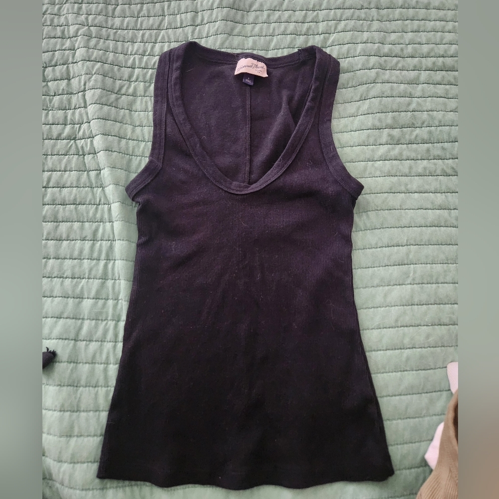 Women's Ribbed Tank Tops, V-Neck Tank Top, Bundle Of Size small Tank Tops - Picture 3 of 9